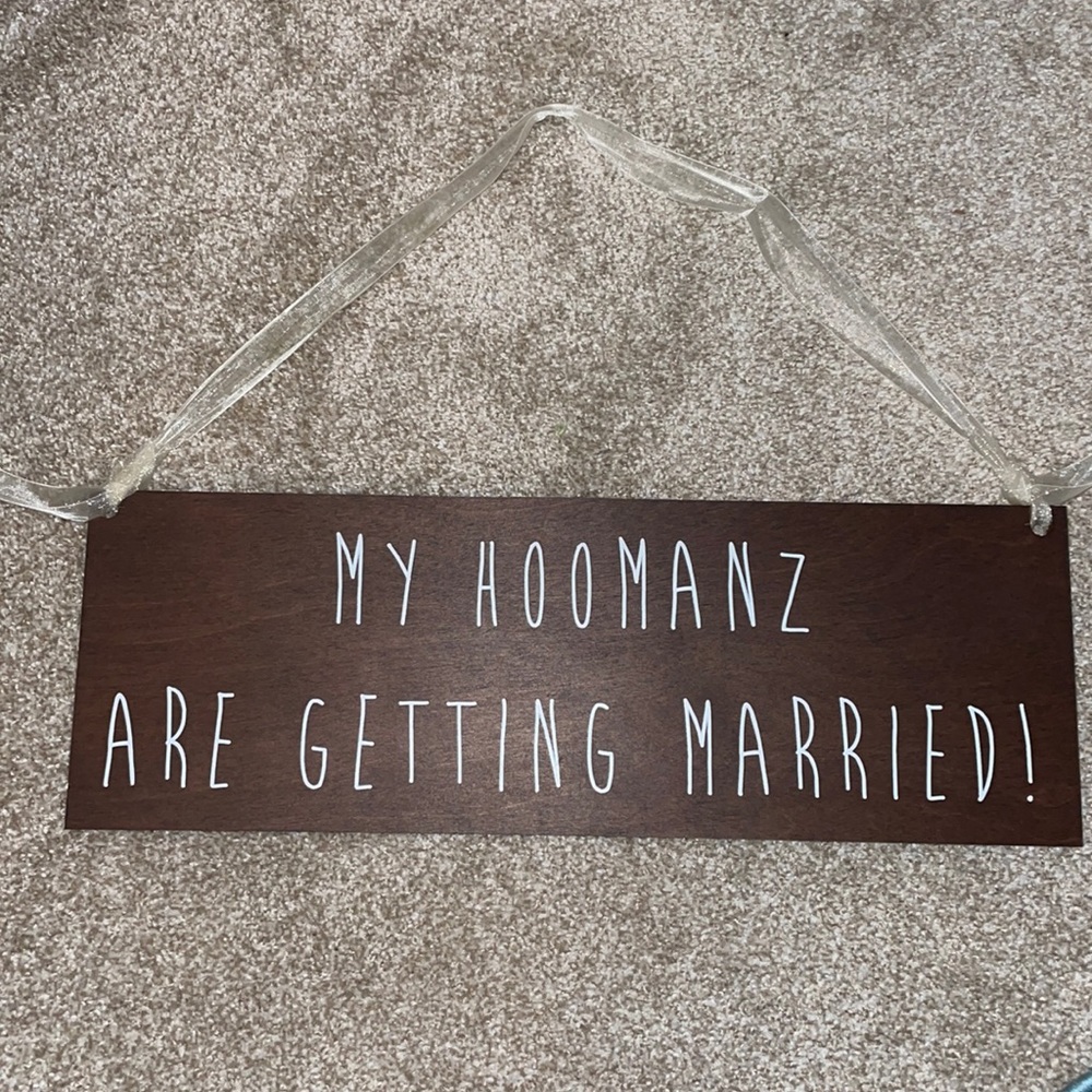 Pet Engagement Sign